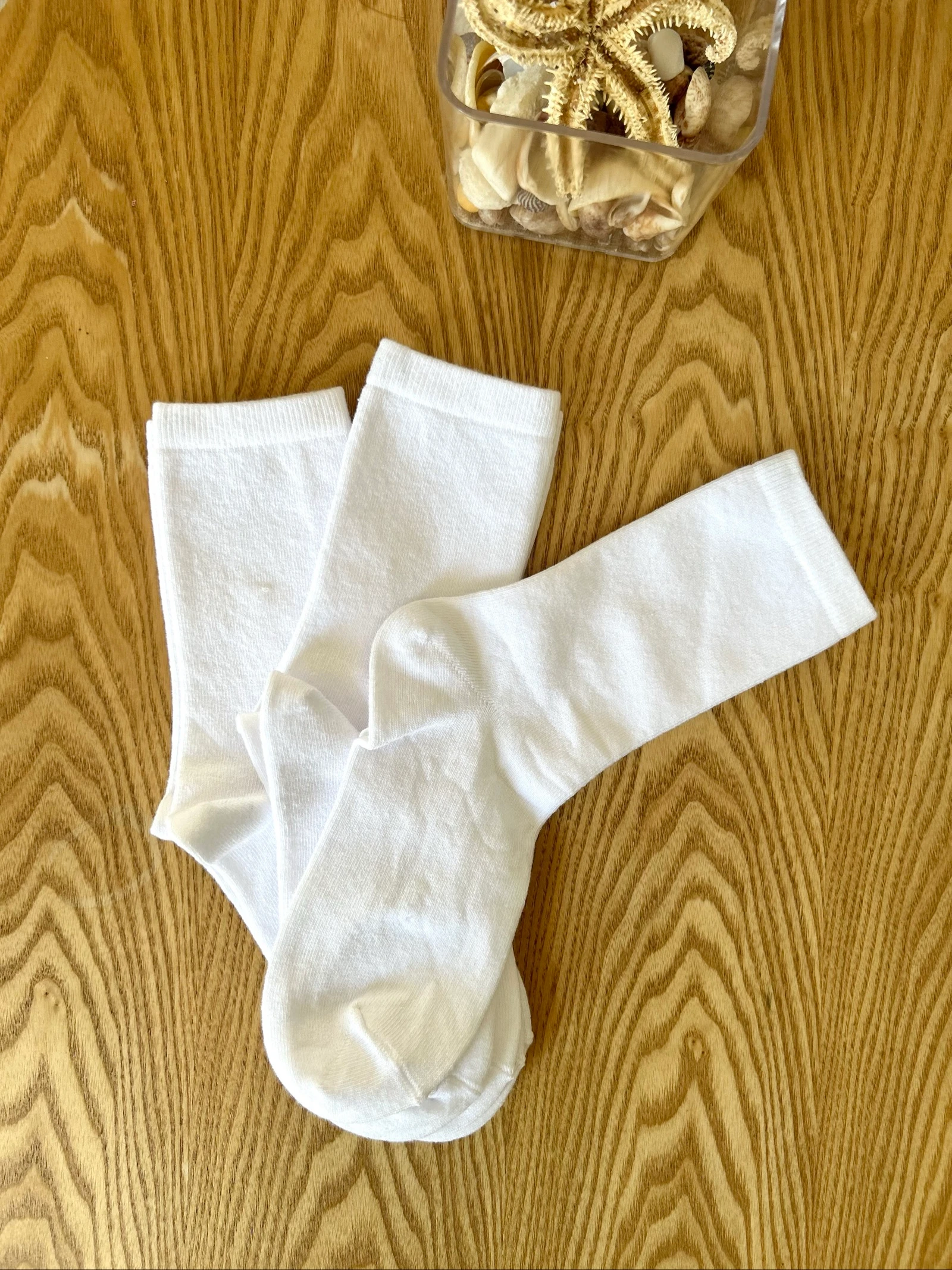 Lot de 3 paires de chaussettes mi-hautes blanches Pointure 35-38  – photo 5